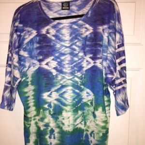A Cool Bobeau Lightweight 3/4 length Knit Top - S